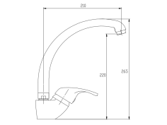 Küchenarmatur Silber MITRIS... 2