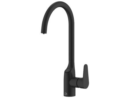 Küchenarmatur in Schwarz CLARO  Wasserhahn Küchenmischer mit Filterfunktion