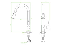 Küchenarmatur in Silber... 2