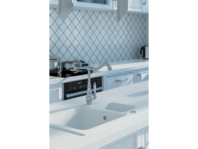 Küchenarmatur in Silber EVORA...