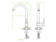 Küchenarmatur in Grau LETE... 2