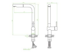 Küchenarmatur in Grau LUNA... 2