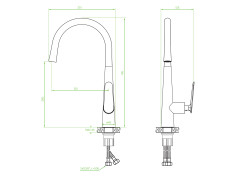 Küchenarmatur in Schwarz... 2