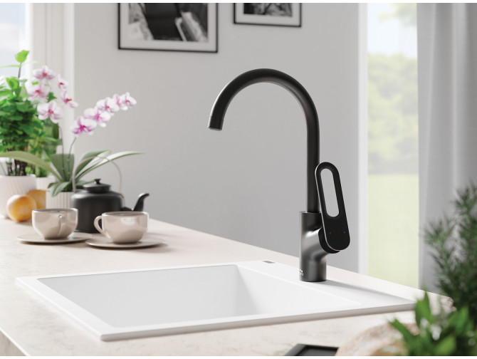 Küchenarmatur in Schwarz TIERRA... Küchenarmatur in Schwarz TIERRA...