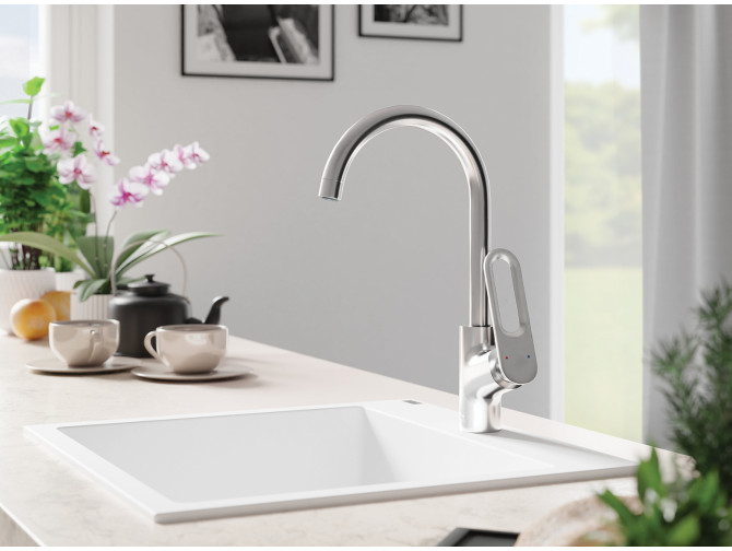 Küchenarmatur in Silber TIERRA... Küchenarmatur in Silber TIERRA...