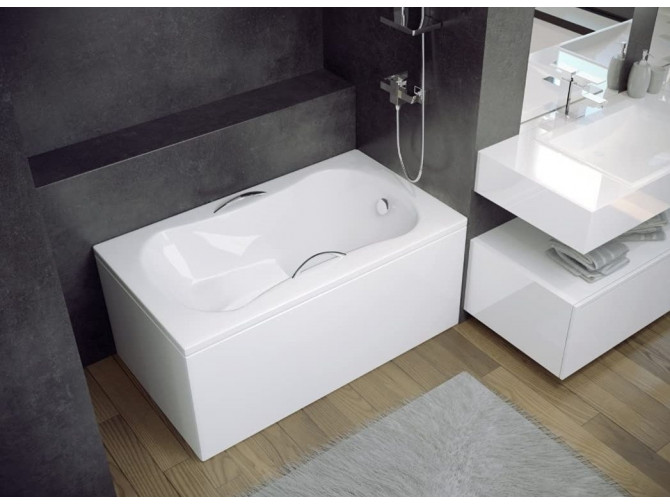 Badewanne Rechteck Aria 120x70 | Ablauf Viega & Füße GRATIS !