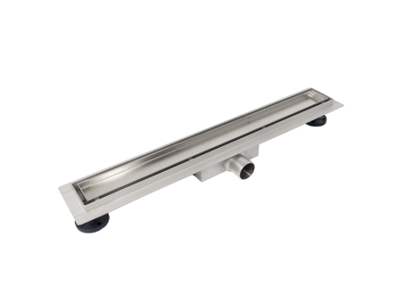 Komplettset Duschrinnen DUPLEXA NEXT 120, Edelstahl Silber, 2in1 Befliesbar Abfluss