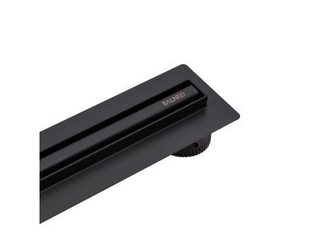 Komplettset Duschrinnen SLIM & LOW PROLINE 70, Edelstahl Schwarz