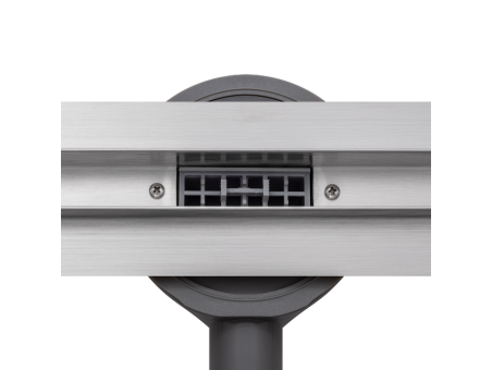 Komplettset Duschrinnen SLIM & LOW PROLINE 70, Edelstahl Silber