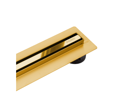 Komplettset Duschrinnen SLIM & LOW PROLINE 70, Edelstahl Gold