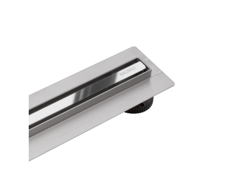 Komplettset Duschrinnen SLIM & LOW PROLINE 70, Edelstahl Silber