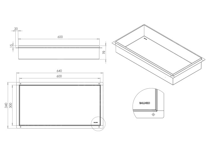 Duschregal Unterputz 30x60x7 cm... Duschregal Unterputz 30x60x7 cm...