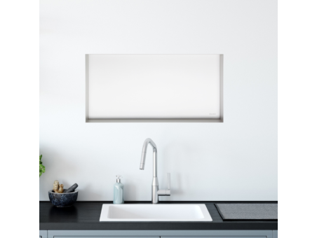 Duschregal Unterputz 30x60x10 cm Wandnische WALL BOX NO RIM Weiß