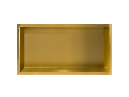 Duschregal Unterputz 30x60x7 cm Wandnische WALL BOX ONE Gold