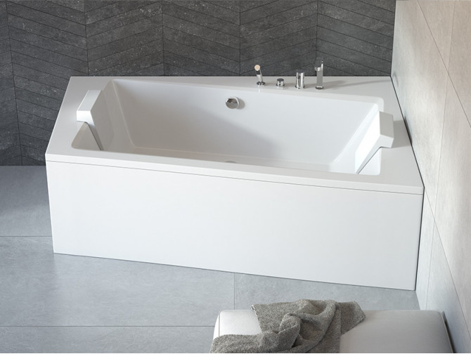 Badewanne Eckwanne Infinityz 150x90 Rechts | Ablauf Viega & Füße GRATIS !