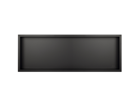 Duschregal Unterputz 30x90x7 cm Wandnische WALL BOX ONE Schwarz