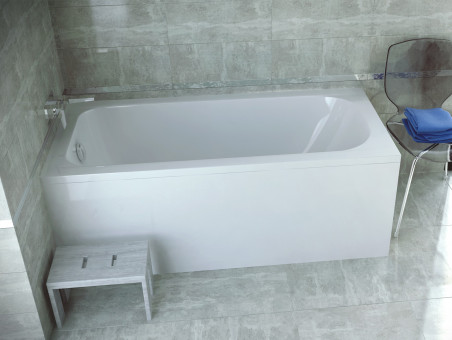 Badewanne Rechteck Continea 140x70 | Ablauf Viega & Füße GRATIS !