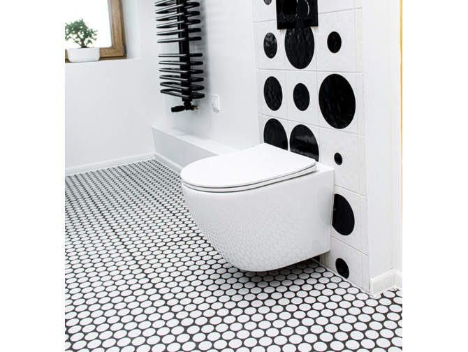 WC-Toilette: Schüssel ROLO Weiß mit...