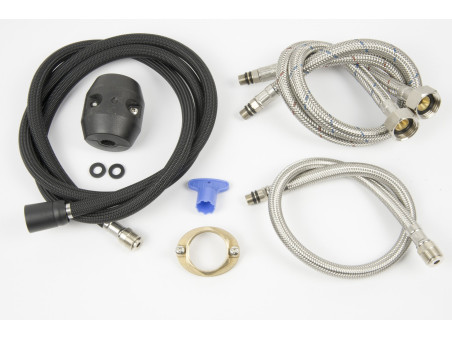 Badewannenarmatur in Schwarz LUGO Badarmatur Wannenbatterie