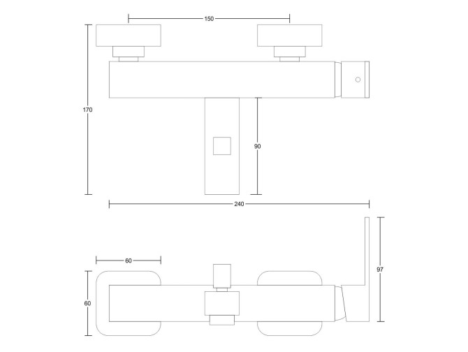 Badewannenarmatur in Chrom ANGOS... Badewannenarmatur in Chrom ANGOS...