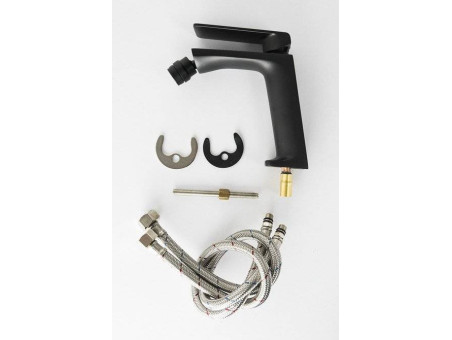 Bidetarmatur in Schwarz TRINO Badarmatur Bidet-Mischbatterie