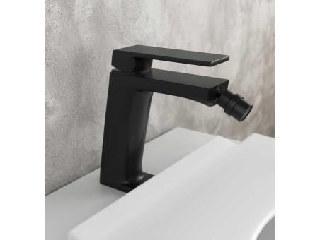Bidetarmatur in Schwarz TRINO Badarmatur Bidet-Mischbatterie
