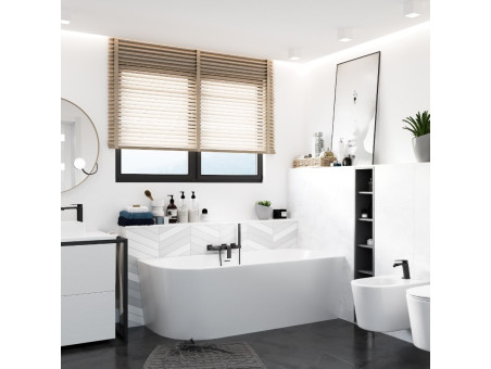 Bidetarmatur in Schwarz TRINO Badarmatur Bidet-Mischbatterie