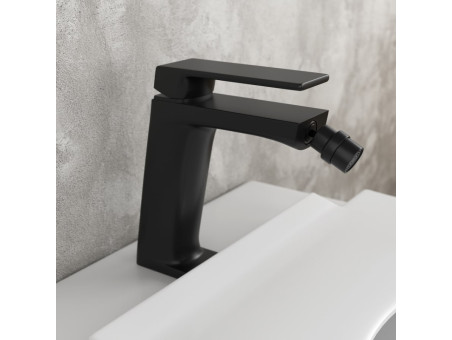 Bidetarmatur in Schwarz ANGOS Badarmatur Bidet-Mischbatterie