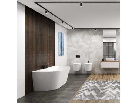 Bidetarmatur in Schwarz ANGOS Badarmatur Bidet-Mischbatterie