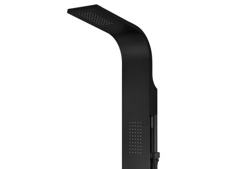 Duschpaneel in Schwarz ALTO Duschsäule, Massagedusche