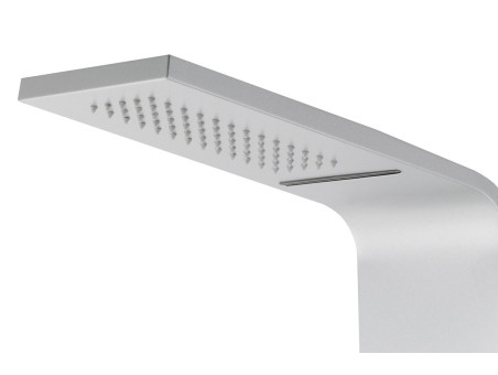 Duschpaneel in Grau KASKADA Thermostatisch Duschsäule, Massagedusche
