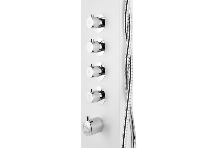 Duschpaneel in Weiß KASKADA...