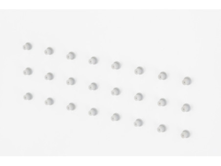 Duschpaneel in Weiß KASKADA Thermostatisch Duschsäule, Massagedusche