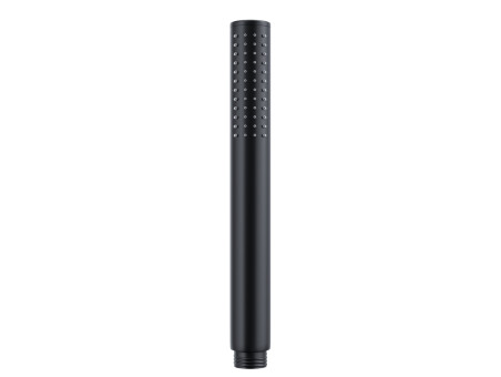Dusch-Set in Schwarz LUGO Thermostatisch Duschsäule mit Auslauf