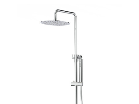 Dusch-Set in Chrom LUGO Duschsäule mit Auslauf