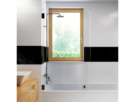 Dusch-Set in Chrom LUGO Thermostatisch Duschsäule mit Auslauf