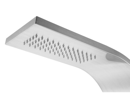 Duschpaneel in Stahl SAMSARA Duschsäule, Massagedusche