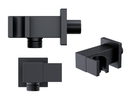 Unterputz Armatur Brausearmatur in Schwarz EASY BOX