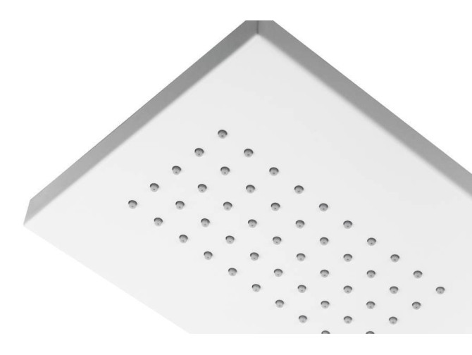 Duschpaneel in Weiß ALTO mit Auslauf,... Duschpaneel in Weiß ALTO mit Auslauf,...