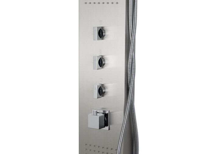 Duschpaneel in Stahl NEOK...