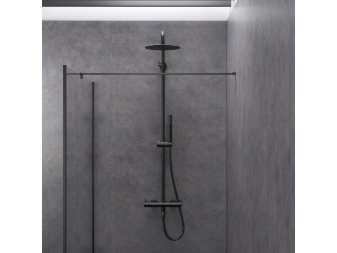 Dusch-Set in Schwarz LUGO Duschsäule