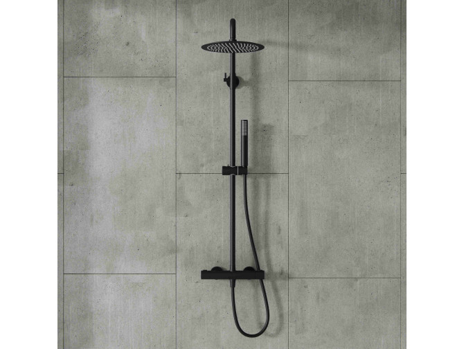 Dusch-Set in Schwarz LUGO Duschsäule