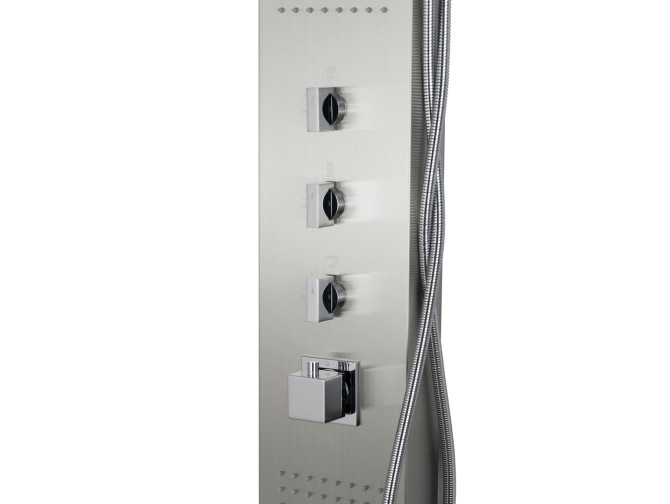 Duschpaneel in Stahl NEOK...