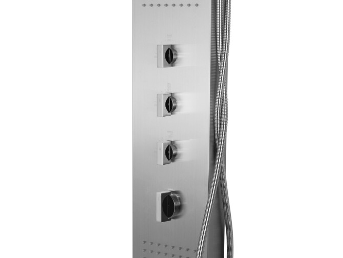 Duschpaneel in Stahl NEOK Duschsäule,...