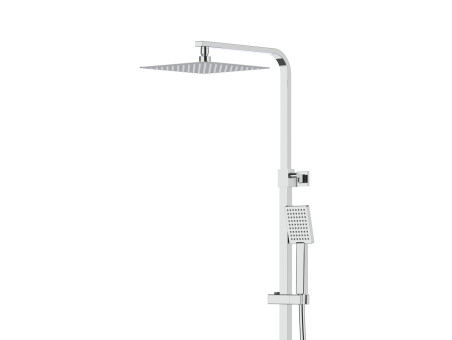 Dusch-Set in Chrom ANGOS Thermostatisch Duschsäule