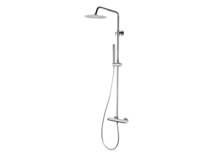 Dusch-Set in Chrom LUGO Thermostatisch Duschsäule