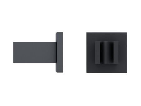 Unterputz Armatur Brausearmatur in Schwarz ANGOS Thermostatisch