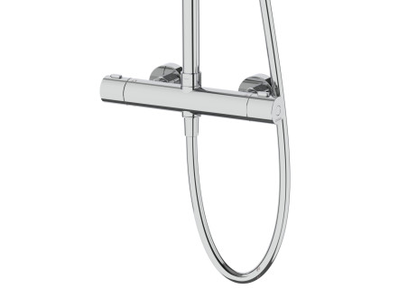 Dusch-Set in Chrom LUGO Thermostatisch Duschsäule