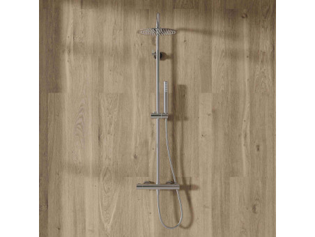 Dusch-Set in Chrom LUGO Thermostatisch Duschsäule