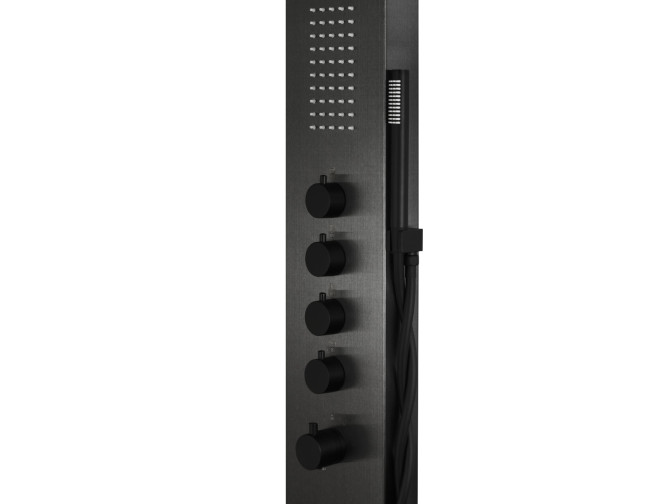 Duschpaneel in Schwarz SAMSARA...